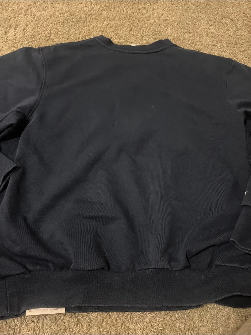 Nike Navy Crewneck Sweatshirt with Red 'Basketball' Script